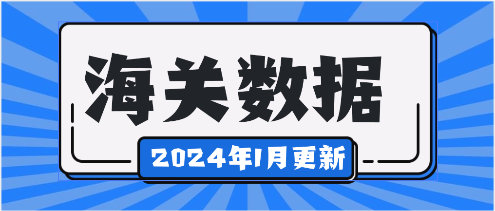 2024年1月份海关数据跟新,赶快联系采购商吧